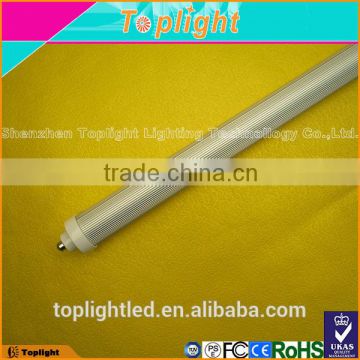 90-110lm/w high brightness round shape Rotatable 8 feet led tube single pin t 12