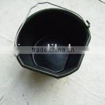 Unbreakable Rubber buckets,rubber corner bucket,feeding bucket