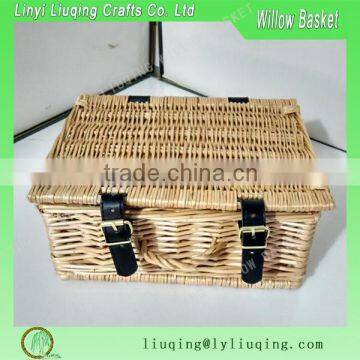 Small Cute Wicker Effect Home, Food and Wedding Gift Hamper Basket                        
                                                Quality Choice