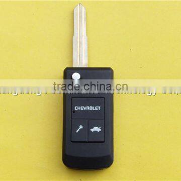 2 Buttons Modified Remote Flip Key Case Shell for Chevrolet Lova With Right Blade photo-2