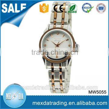 Mexda Fashion diamond index japan movt geneva rose gold watch