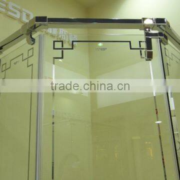 Deluxe Frameless Plain Glass Shower Enclosure GD9009 photo-2