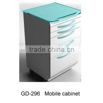 Steel office storage furniture movable drawer cabinet