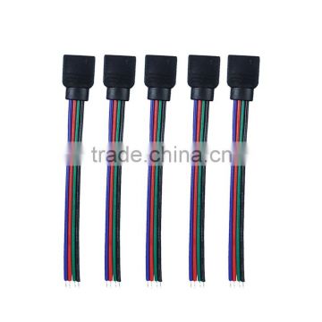 4pin Connector Wire LED RGB Light Strips 4 pin Female Connector Wire Cable For SMD 5050/3528 RGB LED Strip light