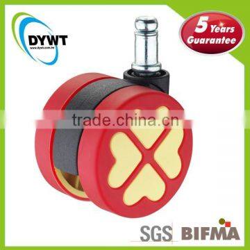 Taiwan 60mm small swivel bed plastic caster