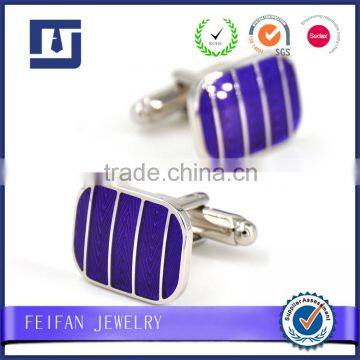 China factory High quality low price purple cufflinks