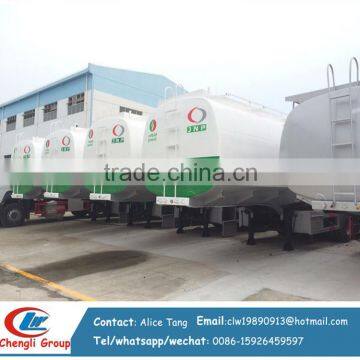 four axles fuel tanker trailer 60000L 45000 liters fuel tanker trailer