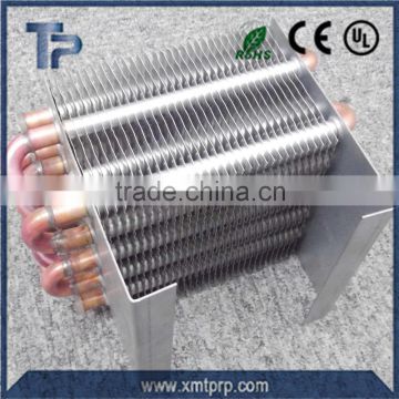 Aluminium fin refrigerator air cooled condenser for freezer