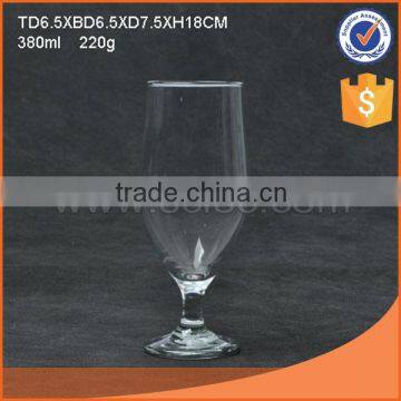 whole sale big capacity clear short stem champagne stemmed glass