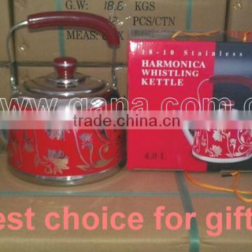 Decorative kettle/stainless steel whistling kettle/flower water pot