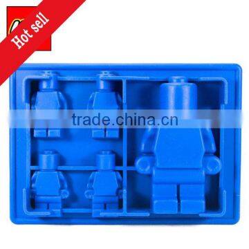 Lego minifigure silicone jelly chocolate ice cube cake mold tray Wholesale