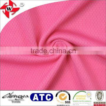 birds eye tear- resistant 100% Polyester mesh fabric for sportswear lining