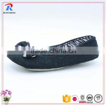 2016 black color hot-sell top ballet shoes