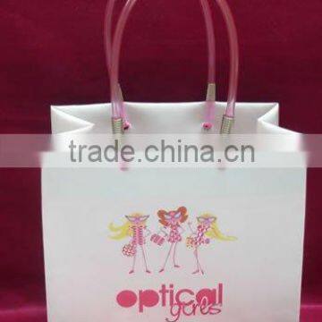 PVC tube handle carrier bags