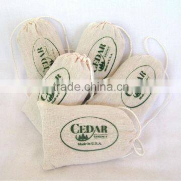 Make you relax cedar woody scents low MOQ customized linen sachet