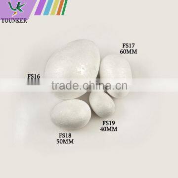 Plain White Colour Polystyrene Egg photo-2