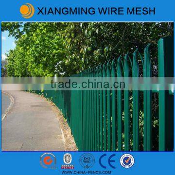 hot!PVC coated garden fence Palisade fence china hot sale