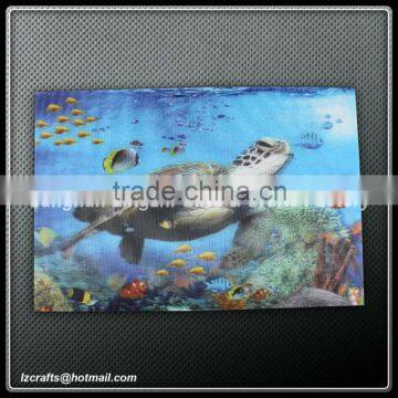 Stereoscopic effect PP/PET 3D lenticular poster