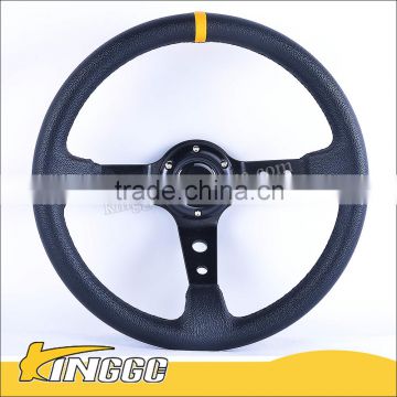 Universal PVC RACING CAR STEERING WHEEL 350mm