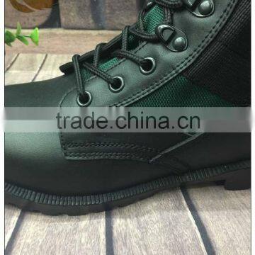 Yiwu Genuine Leather Waterproof Steel Toe Caps Military Army Boots photo-4