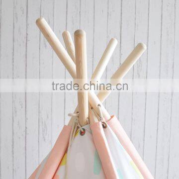 4-Walls PINK LACE Teepee Kids Tent Wigwam Indoor Tipi Playhouse Playroom photo-2