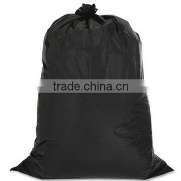 (100) 45 GALLON BLACK TRASH LINERS / CAN LINERS/ GARBAGE BAGS 1.6 MIL