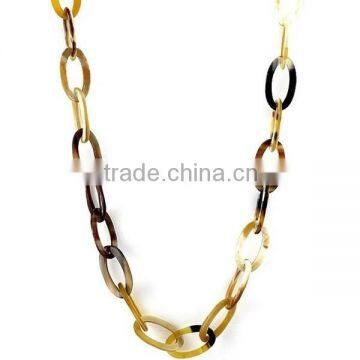 Best selling eco-friendly high quality nice brown buffalo horn necklace jewelry Viet Nam