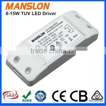 TUV approval slim T8 tube led driver 15W 24W constant current 300mA 500mA                        
                                                Quality Choice