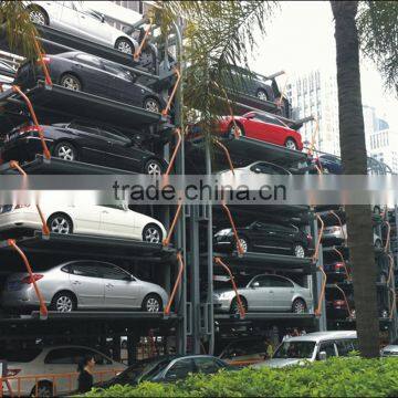 Vertical rotary smart parking lift garage