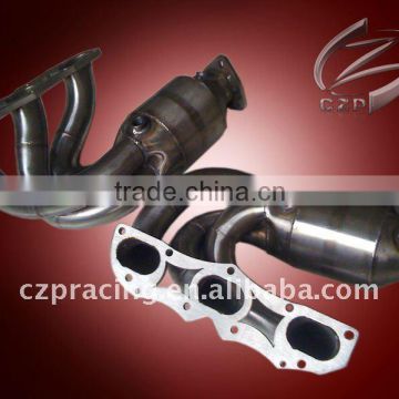 EXHAUST HEADER for PORSCHE 997.2 Carrera PDK 09+ Full of stainless steel with CATALYTIC CONVERTER