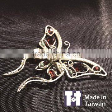 Delicacy Manual Design Butterfly Sterling Silver Necklaces Jewelry photo-2