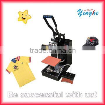 Mini 2 in 1 Sublimation heat press machine for sale with high quality for Tshirt and cap