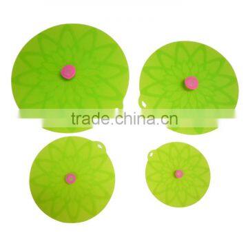 Silicone Suction Lids Premium pot cover(4 Sizes) Food Saver Covers For Bowls, Pots, Pans, Kitchen Accessories pot cover