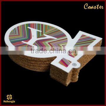 Special Shape Advertising Cork Coaster photo-3