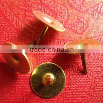 butterfly clutch pin with adhesive