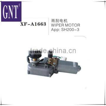 excavator parts SH200-3 wiper motor