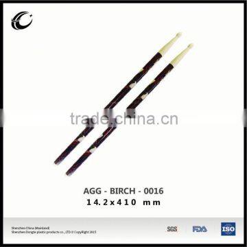 2015 high quality drumstick musical instrument drumstick wooden drumstick with logo printing kids wooden drumstick