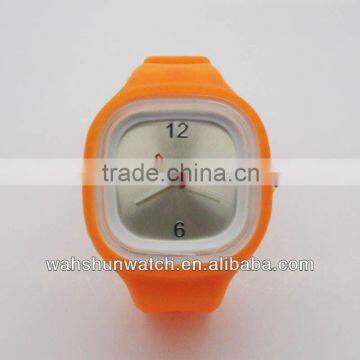 wholesale geneva promotional fashion silicone jelly watch with china movt