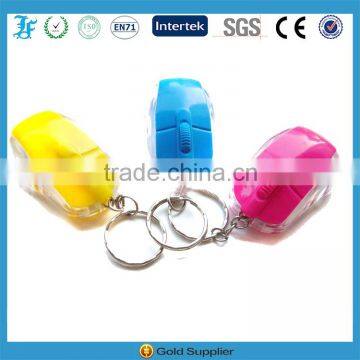 The shape of mouse plastic key chain/ acrylic key chain