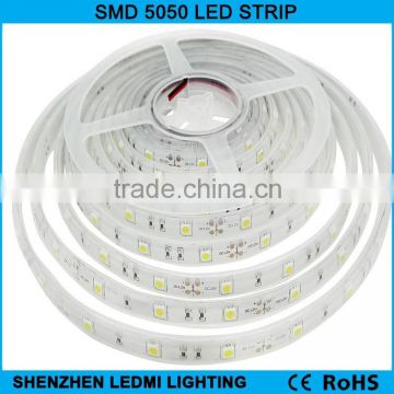 Hot Sale DC12V 5050 led strip light 30leds/m IP67 waterproof cool white 6000k