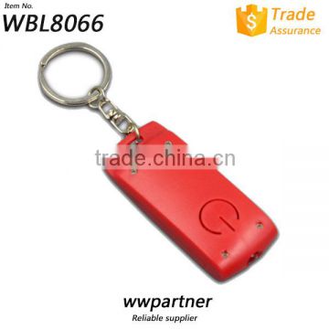 2016 Hot Sale Promotional LED Keyring Plastic