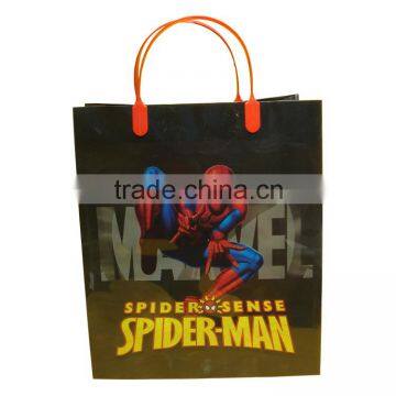 Custom made Full color printing Spider-man PP gift bags (BLY4-1658PP)