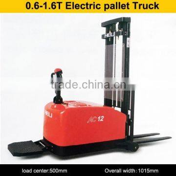 Electric warehouse series CDD16 counterbalanced electric pallet stacker