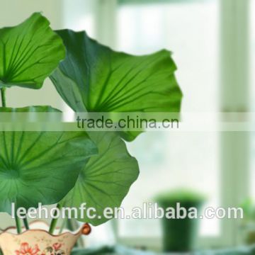 decorative artifical pu single lotus leaves