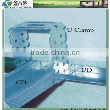 Galvanized steel accessories aluminum profile U clamp