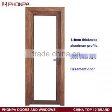 Aluminum bathroom doors, aluminum door interior, aluminum doors with LOW-E glass