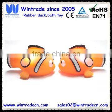 LED Disco Light up Clown Fish Bath Toy With Light
