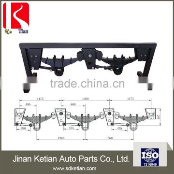 German type Suspension 1, 2, 3, 4 Axles -- Mechanical Suspension