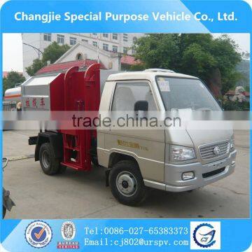Foton mini garbage truck,small self-loading garbage truck for sale