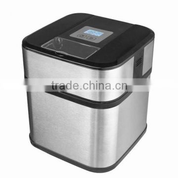 Digital stainless steel ice cream maker